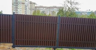 Купить распашные ворота из штакетника Майкоп, цена от 2766 руб.